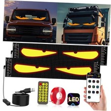 2PCS Devil Eyes Light for Cars, Dynamic Big Led Eyes for Car, 13.7 X 4 Inch
