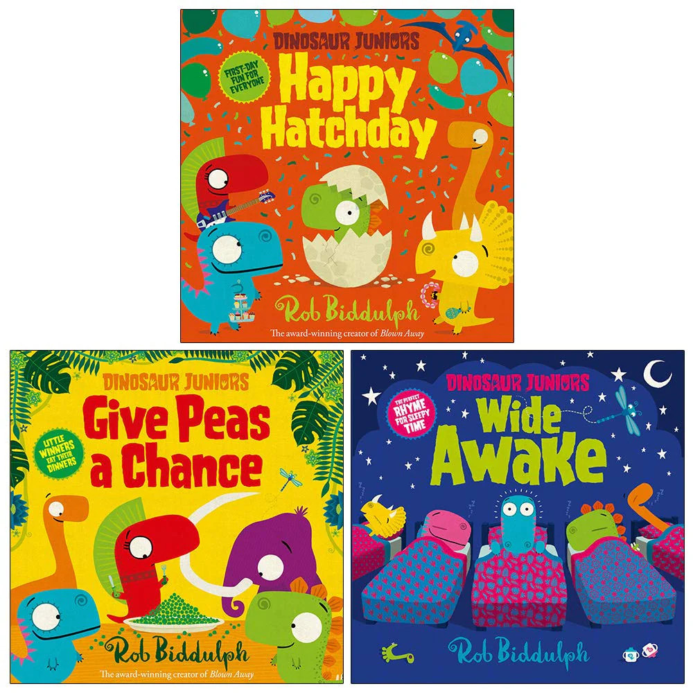 Rob Biddulph 3 Books Collection Set Dinosaur Juniors Book Series Paperback NEW - Image 2