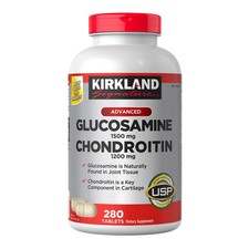 Kirkland Signature Glucosamine Chondroitin 280 Tablets Helps Protect Cartilage