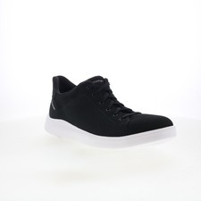 Image of Rockport Taggart RMTAGGART Mens Black Wide Lifestyle Trainers Shoes