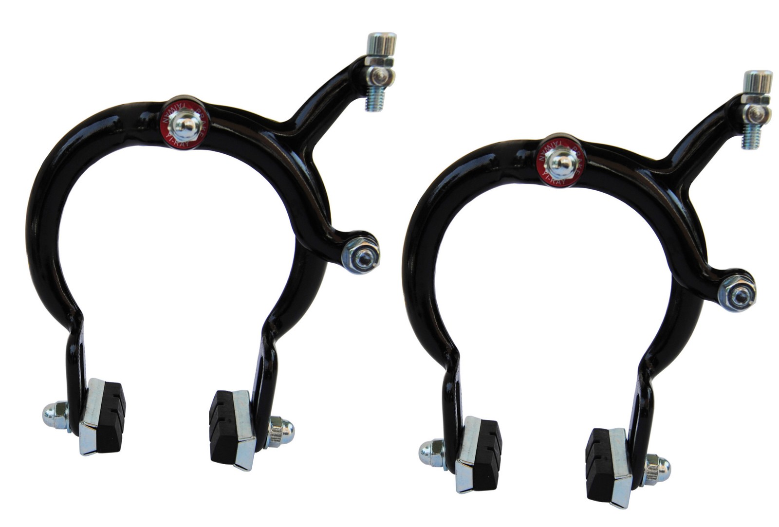 1080 extra long reach BMX cruiser bicycle brake caliper - BLACK SET OF FRONT &