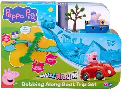 Peppa Pig Whizz Around motorisierte Bootsfahrt Track Set - komplettes Spielset