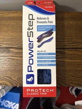 Powerstep Protech Classic Full Length Orthotic Insole Men’s 7-7.5 *Women’s 9-9.5