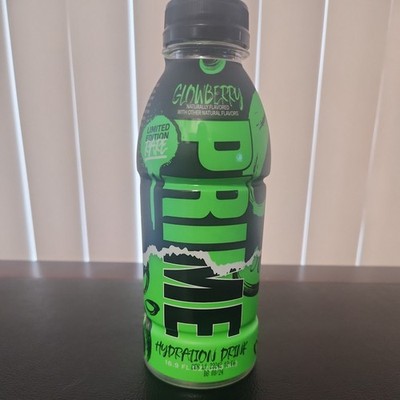 RARE GLOWBERRY PRIME HYDRATION LIMITED EDITION BOTTLE (Unopened) LOGAN PAUL &KSI