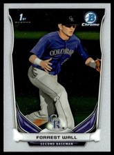 2014 Bowman Chrome Draft Prospects Forrest Wall Rookie New York Yankees #CDP13