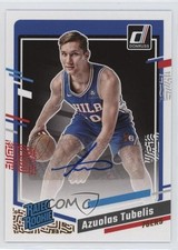 2023-24 Panini Donruss Rated Rookie Signatures Azuolas Tubelis #259 Auto p8v