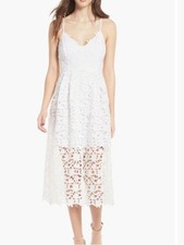 Astr the Label lace midi dress S