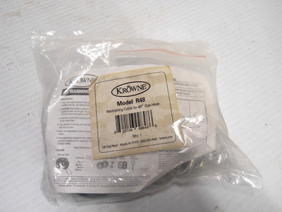 Krowne Model R48 Restraining Cable for 48'' Gas Hose Restaurant Equipment