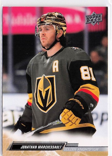 Upper Deck 2022-23 #431 Jonathan Marchessault Vegas Golden Knights - Foto 1 di 2