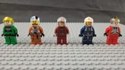 Lego Star Wars sw0031 sw0032 sw0619 sw0705 sw0801 Rebel pilot x5 Ships Saturday