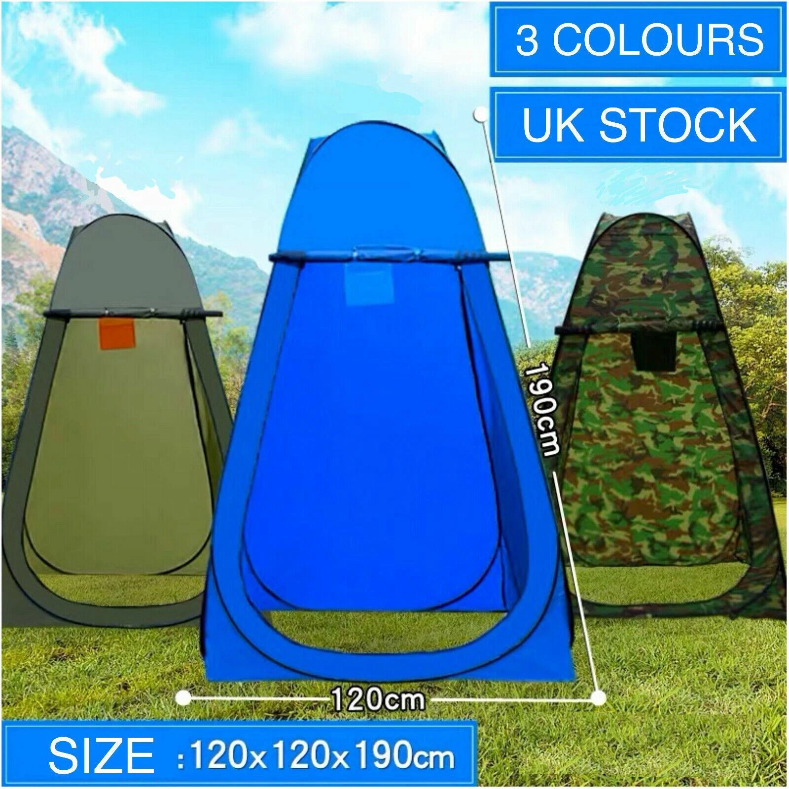 Pop-Up Privacy Tent Portable Outdoor Camping Shower Toilet Changing Room Hiking
Opens in a new windo