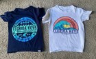 2 Stück Key West Florida Keys 4T Kinder T-Shirts weiß & blau Vintage 2020