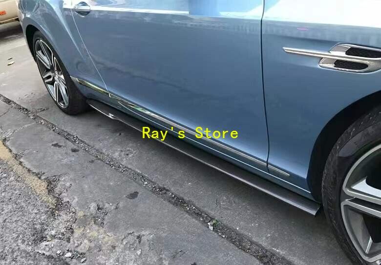 Carbon Fiber Sideskirt Front Rear Diffuser Wing For Bentley Continental ...