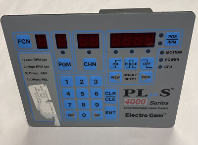 ELECTRO CAM,PS-4000-10-008, PROGRAMMABLE LIMIT SWITCH