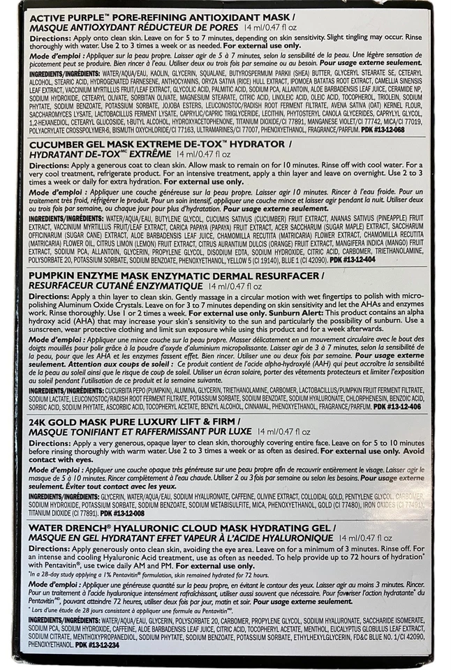 Peter Thomas Roth Masking Minis 5 Pieces x 0.47 fl oz As Seen In Pics - Image 2 of 4