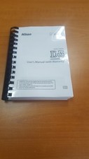 NIKON D5 CAMERA PRINTED USER MANUAL GUIDE HANDBOOK 424 PAGES A5 