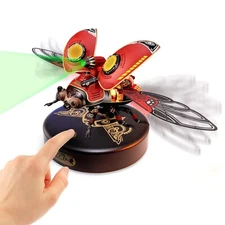 ROKR 3D Metal Model Kits for Adults Scout Beetle - 147PCS 3D Metal Puzzle Ele...