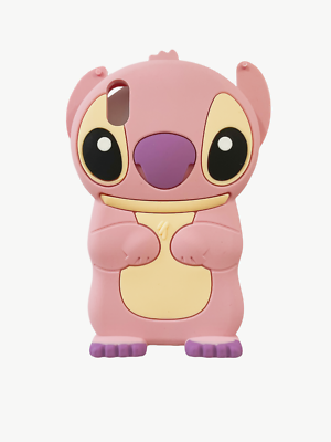 Coque IPhone XR Lilo & Stitch – Gel Anti-choc + Verre Trempé – Bleu/Rose