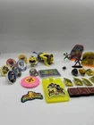 Lot Vintage MM Power Rangers Figures Accessories Bandai 1990s Rings Stamps