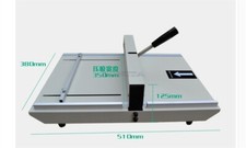 350Mm A3 New Paper Folding Machine Manual Paper Marking Press yi
