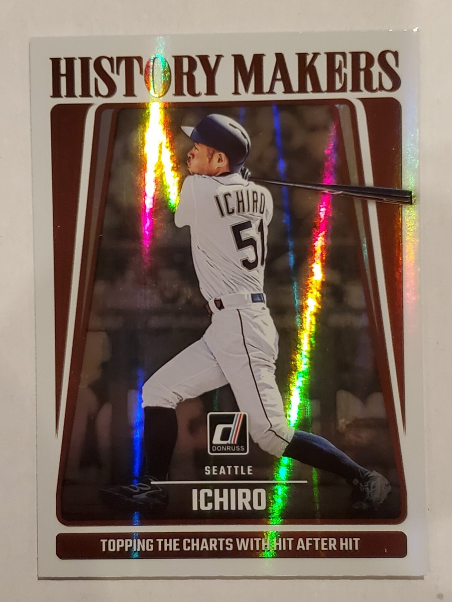 TOPPS DONRUSS Baseball MLB Ichiro イチロー① ICHIRO 2023 Donruss HISTORY MAKERS SP INSERT Mariners | eBay