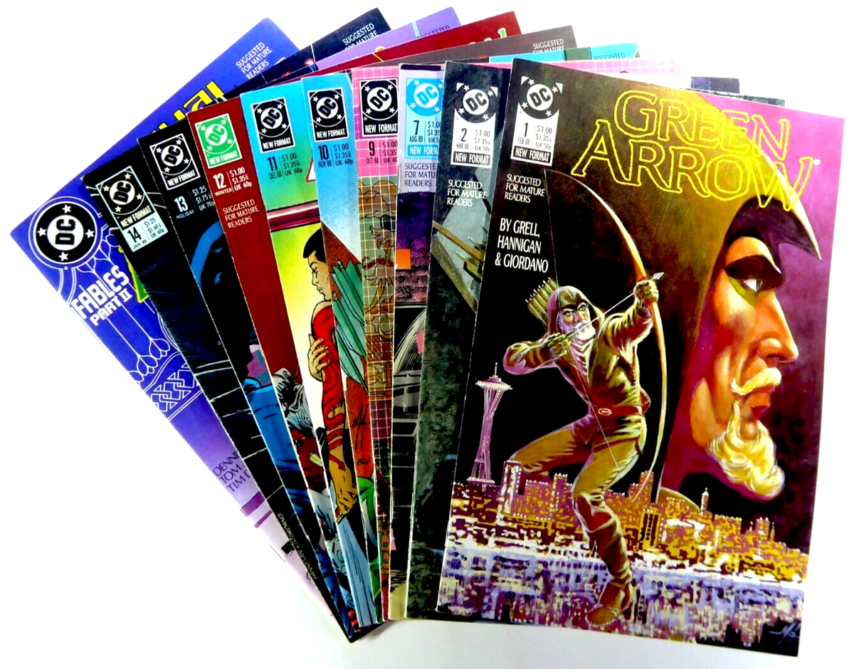 DC GREEN ARROW (1988-89) #1 2 7 9 10 11 12 13 14 +Ann 1 VF to VF