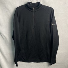 Nike Golf Black Men's 1/4 Zip Pullover One SJM Top Sweatshirt Size Large