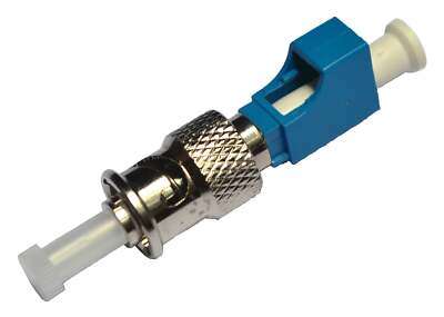 Ultra Spec ST-Male-LC-Female Hybrid Fiber Adapter Singlemode 9/125 Simplex Metal