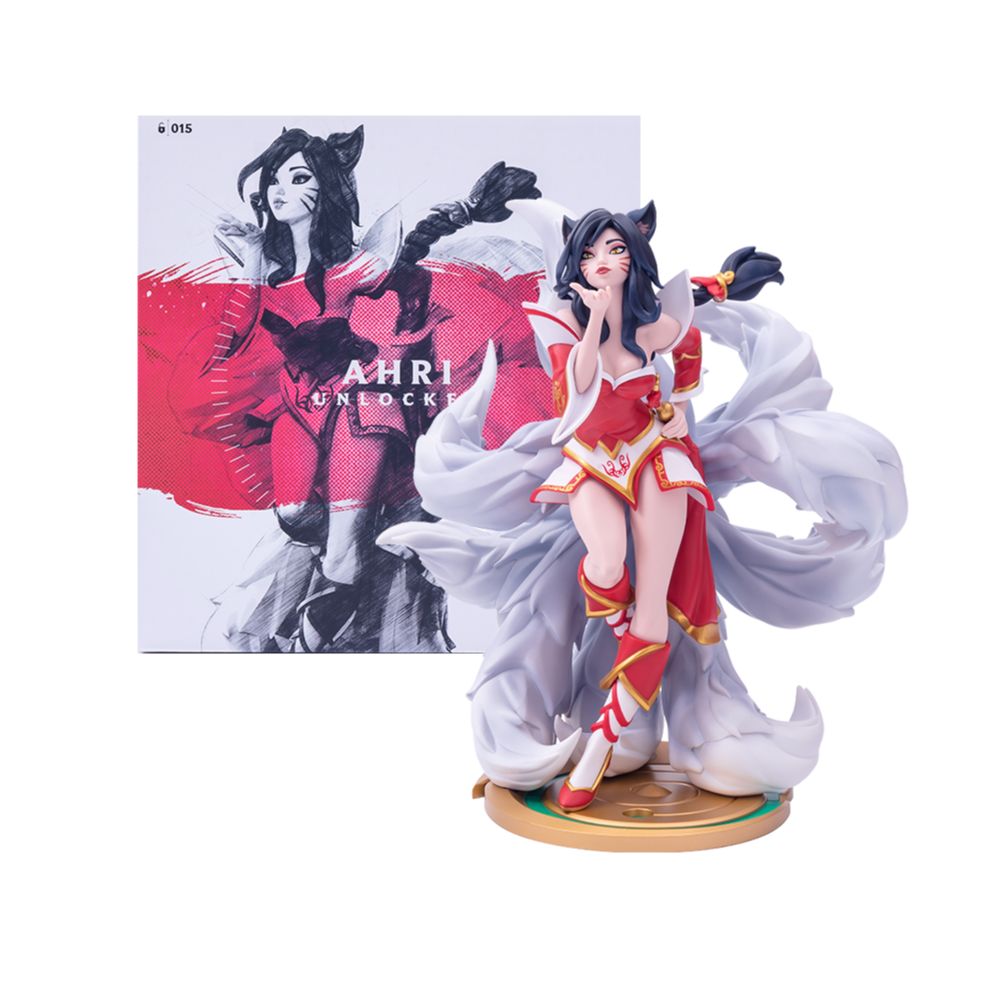 NEW League of Legends LoL AHRI Statue Figure Sexy Fox Riot