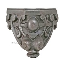 Forno Vasca da Bagno Piede Antico Ghisa Camino Vecchio Gründerzeit 11cm