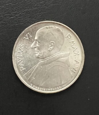 1968 Vatican City 500 Lire Silver Coin - FAO | eBay