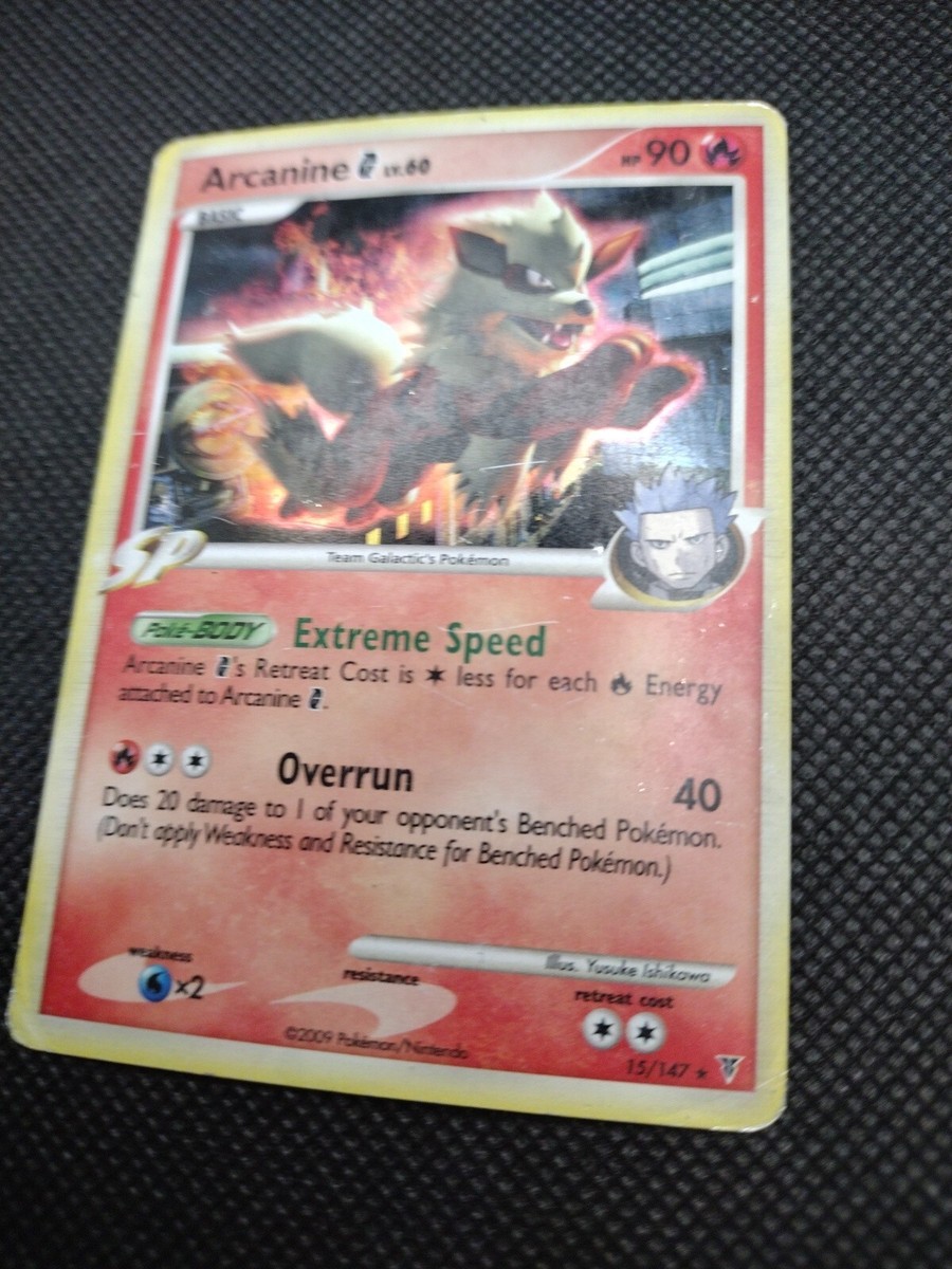 Pokémon TCG Arcanine [G] Supreme Victors 15/147 Deck Exclusive