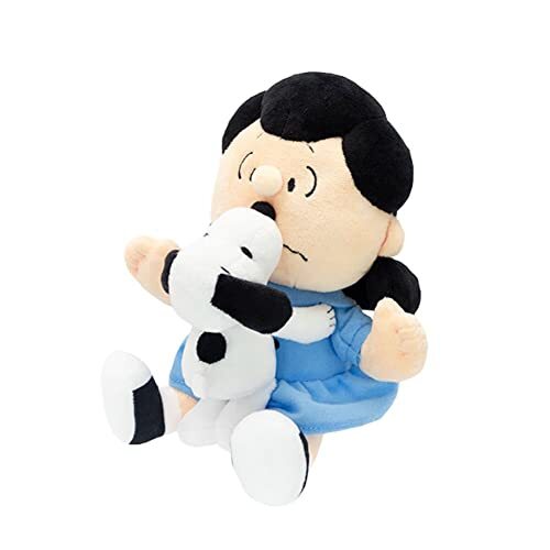 れんね Yoshitoku Peanuts Lucy Surprised Kiss Snoopy Plush Doll 182191