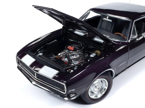 1967 CHEVROLET CAMARO Z/28 ROYAL PLUM "MCACN" 1/18 DIECAST BY AUTO WORLD AMM1297 - Picture 8 of 12