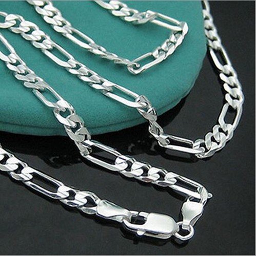 4MM 925 Sterling Silver Plated 16 