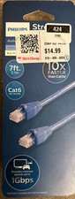 Phillips CAT6 Streaming Internet Cable 7ft Blue