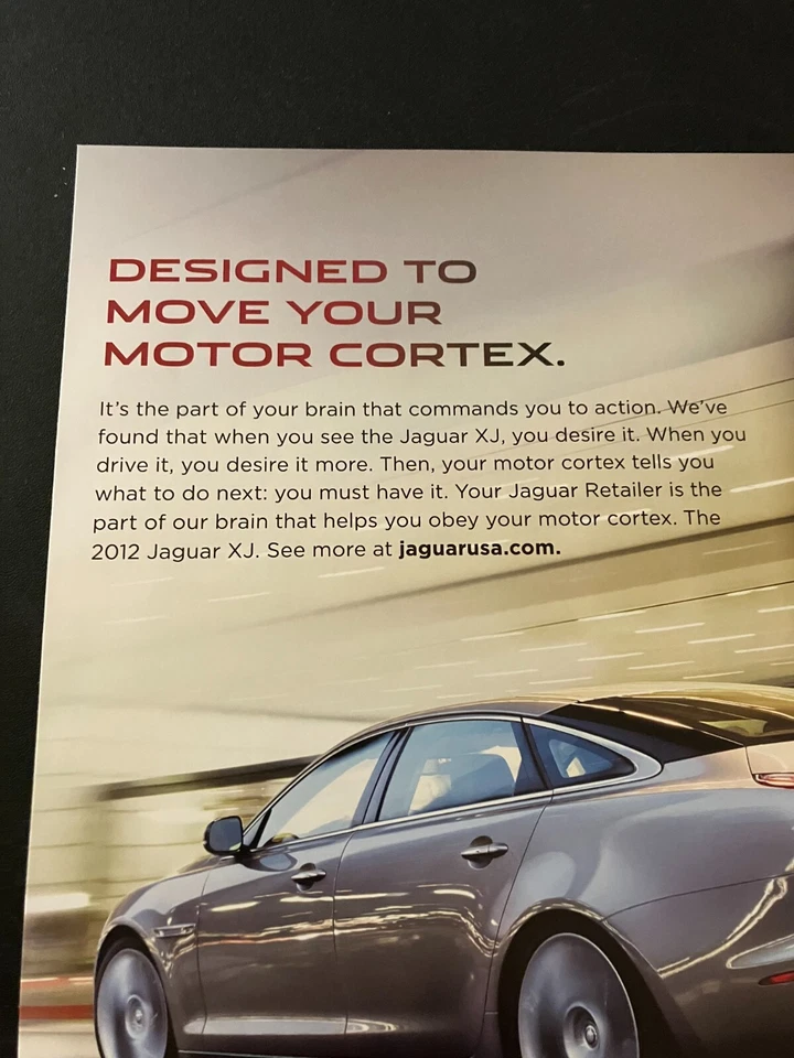 Silver 2013 Jaguar XJL Portfolio - Original Color Print Ad / Wall Art - MINT - Image 2 of 4