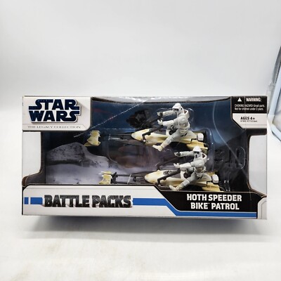 Hasbro Star Wars Scale Battle Packs Episode V Hoth Speeder Bike Patrol Sealed 