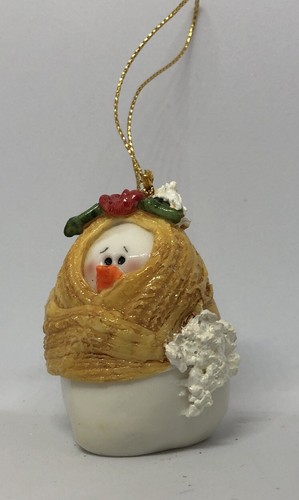 NANCYE WILLIAMS 2000 NW2078 Snowman Christmas Ornament