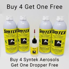 Syntek Synthetic Dental Handpiece Oil Lubricant Aerosol Free Ship Made in USA
