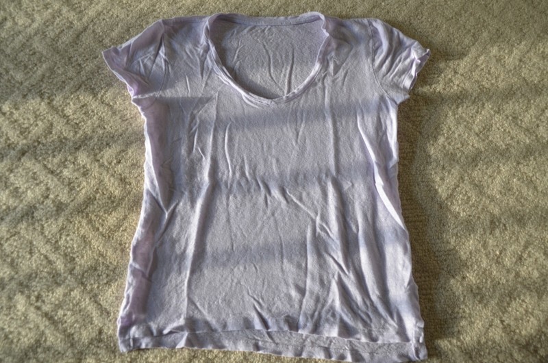 women's XS GAP 100% linen lilac v neck t shirt top