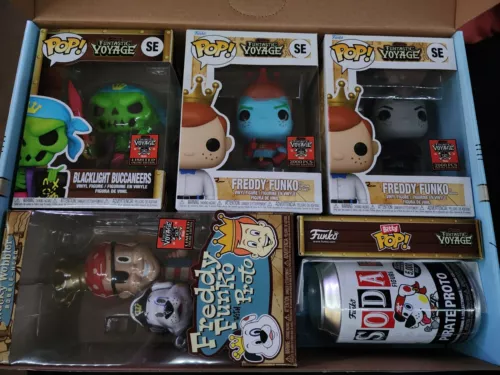 Funko Fundays Box Of Fun BLACKLIGHT BUCCANEERS CAPTAIN PLANET REAPER 3000 2000