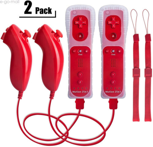 Built in Motion Plus Remote Controller&Nunchuck For Nintendo Wii/Wii U Console - Picture 78 of 89