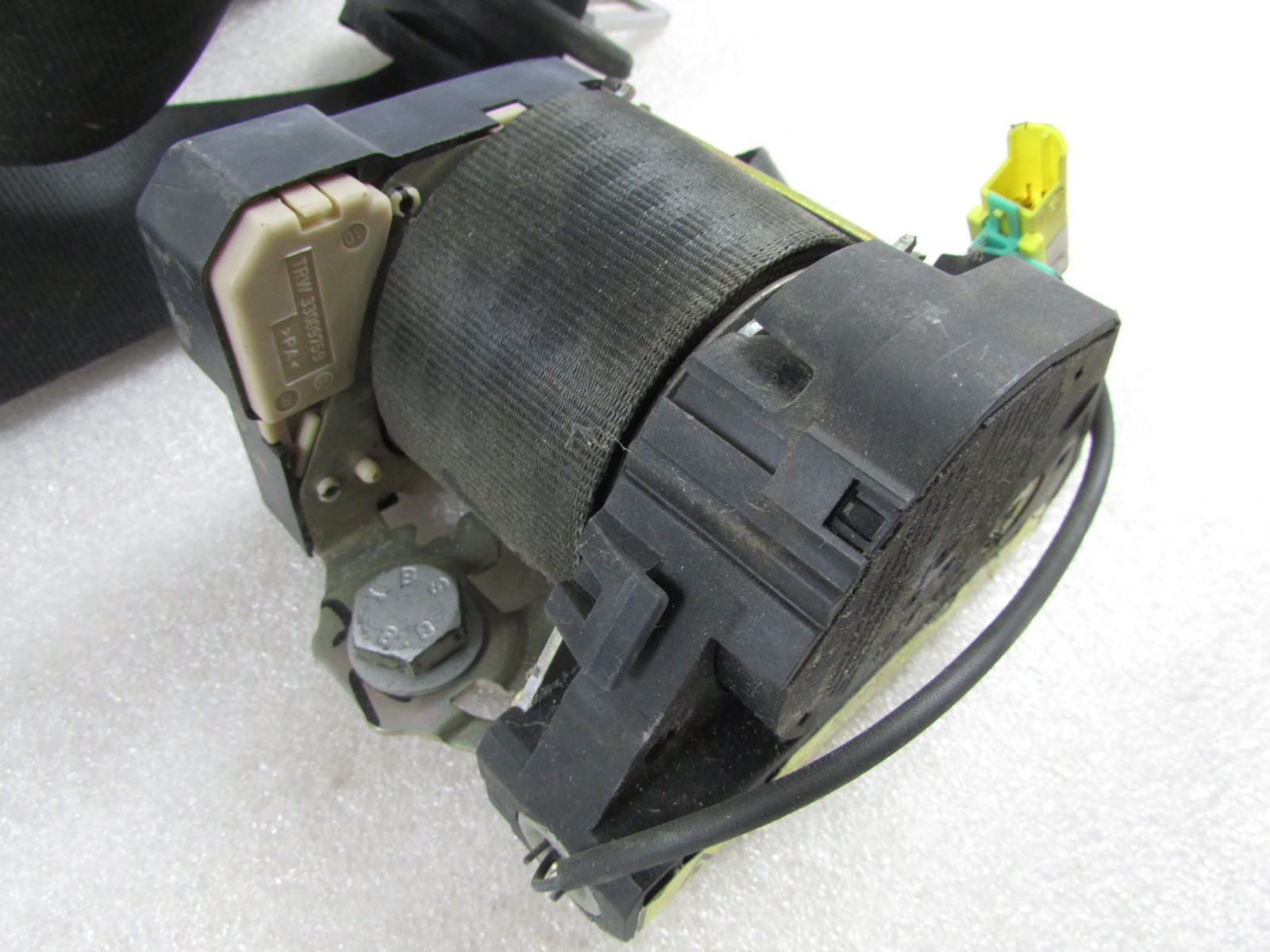 Maserati M128 Coupe, RH, Right Front Seat Belt, Black, Used P/N 66310500