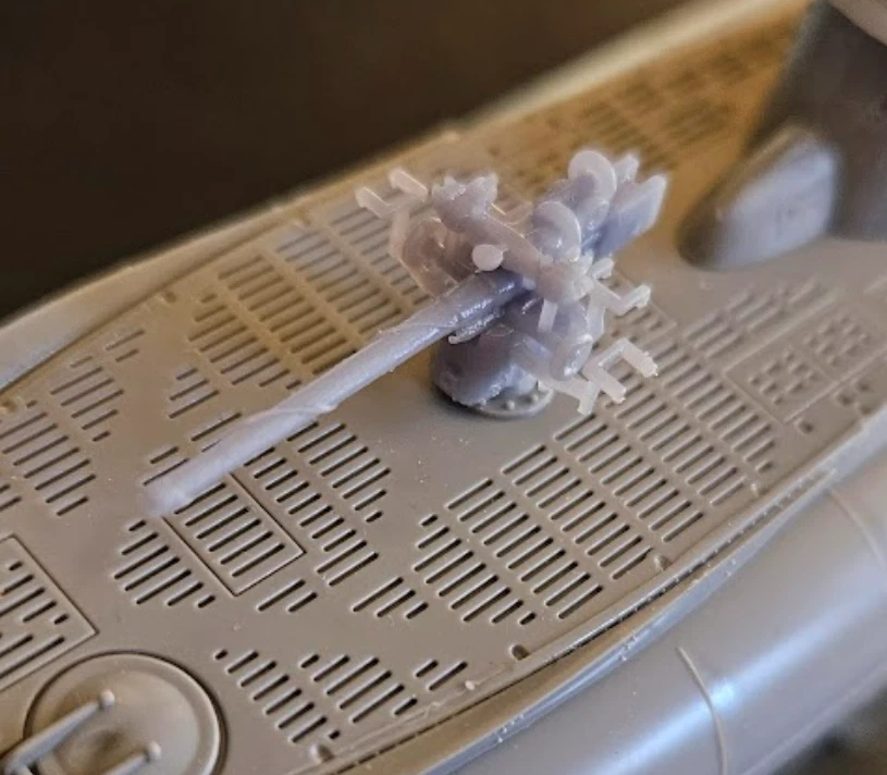 1:144 -U-boot / U-boat Canon de Pont pour revell 05675 by Modelkit.fr - Photo 2/4