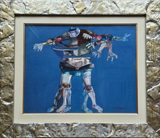 WALTER CREMONINI ( Milano, 1924 - Canzo, 2007) Quadro Dipinto OPERA Olio su Tela