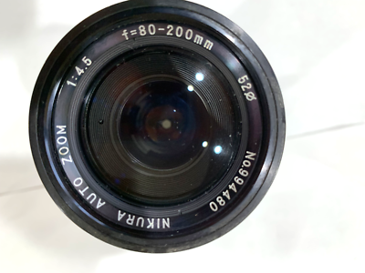 Minolta NIKURA 80-200mm 1:4.5 52mm AUTO Zoom lens-Tested | eBay