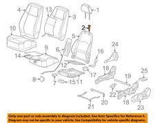 Gm Oem 05-10 Cobalt Seats Tracks Front Seat Components-headrest Guide 15883307 Gm Oem 05-10 Cobalt Seats Tracks Front Seat Components-headrest Guide 15883307