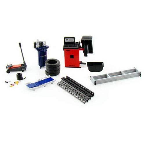 Phoenix Toys 18422 Reifenreparatur Werkstatt Zubehör Set 1-24 Druckguss Modellautos - Bild 2 von 2