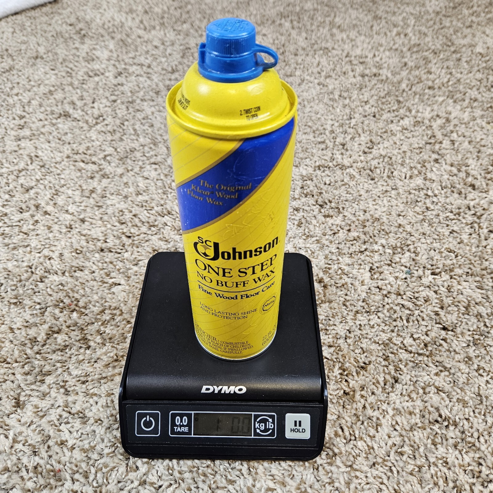 SC Johnson One Step No Buff Wax Fine Wood Floor Care Used 1lb SHIPS